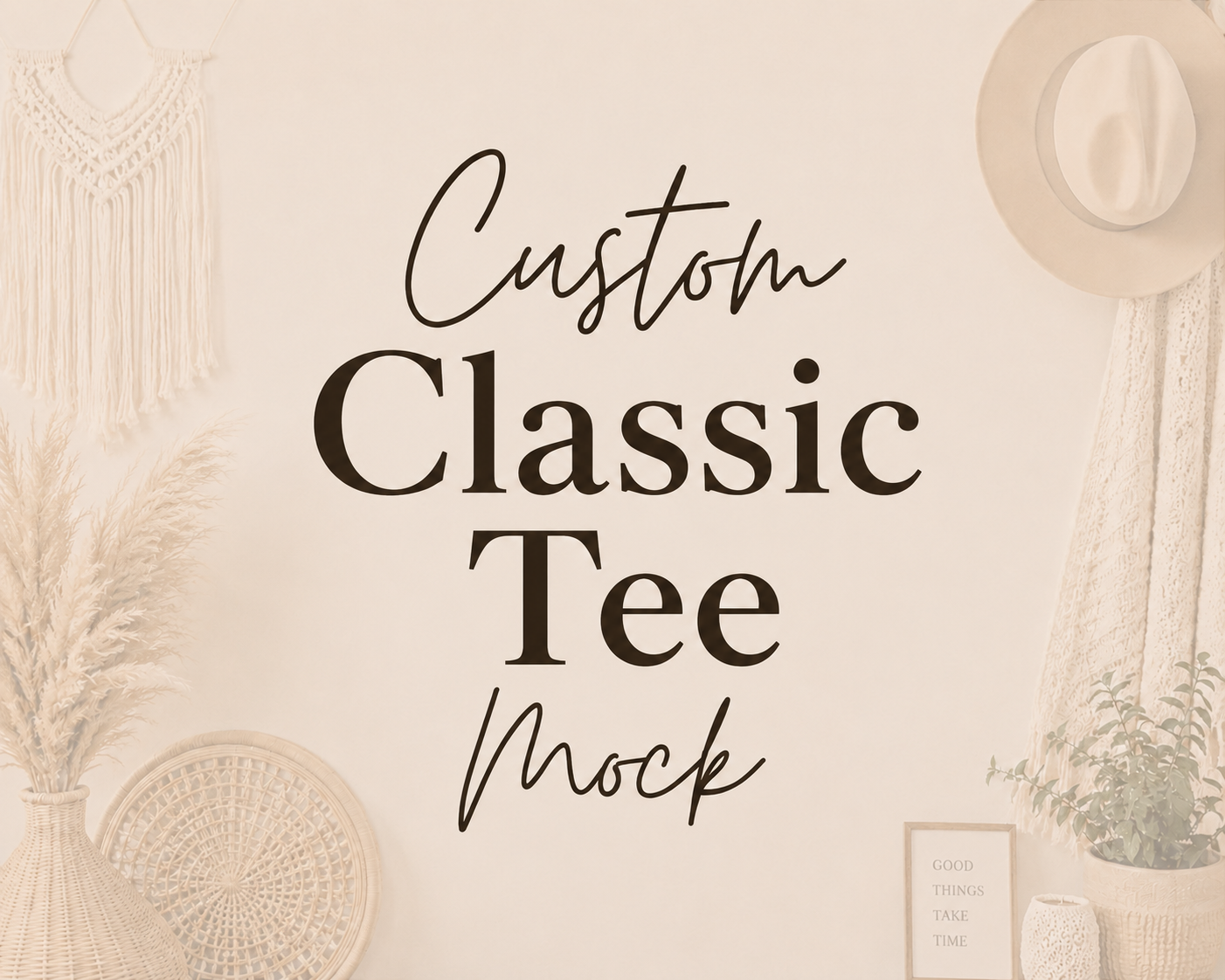 Custom Classic Tee Mock