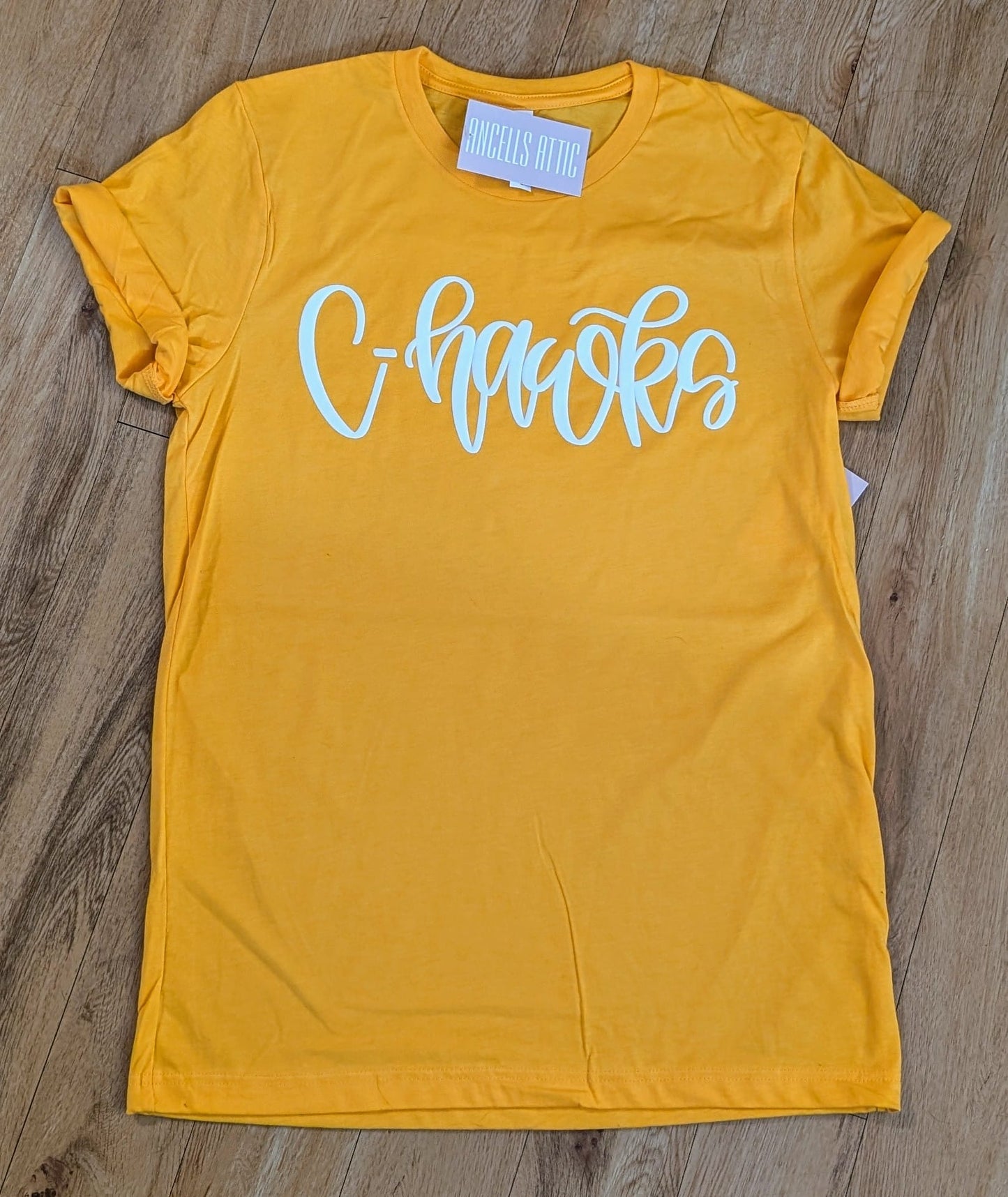 Gold C-Hawks Puff