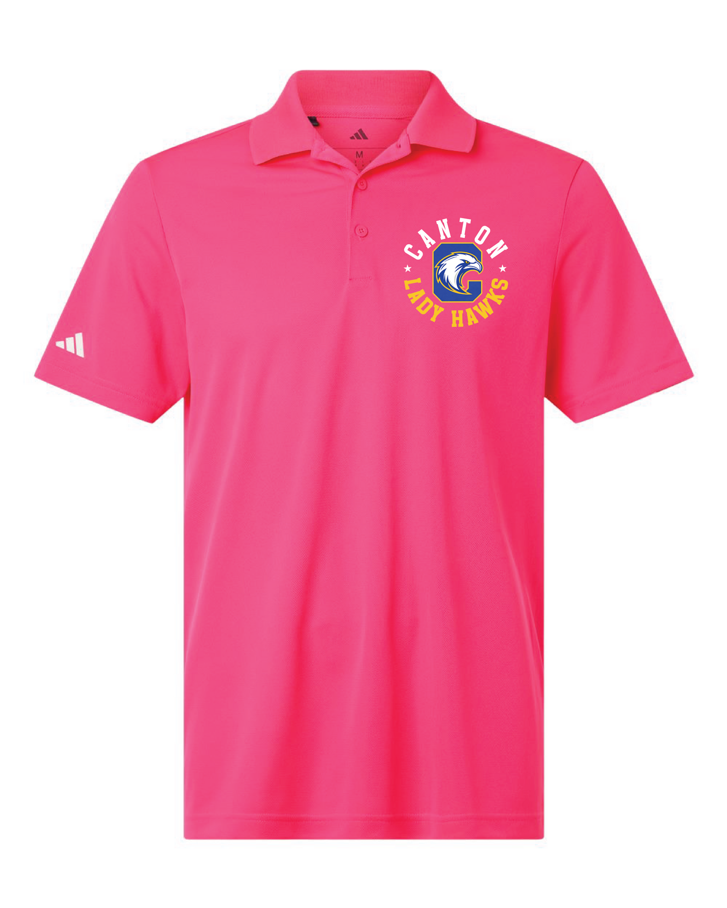 Canton Lady Hawks Pink Polo