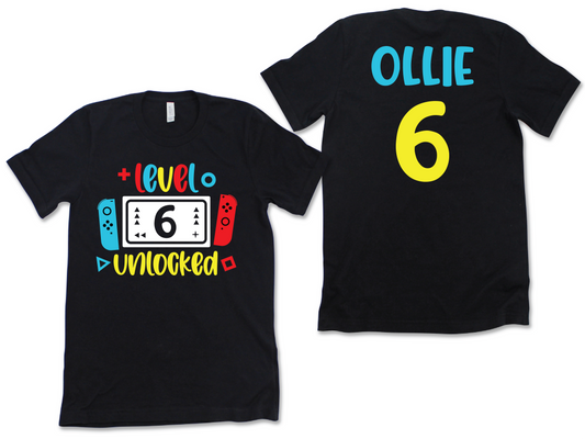 Custom 6th Birthday Shirts