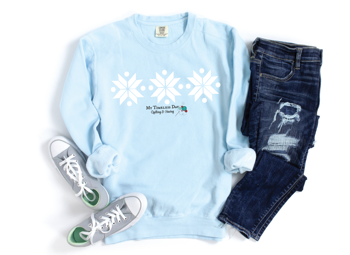 Snowflake Block Long Sleeve